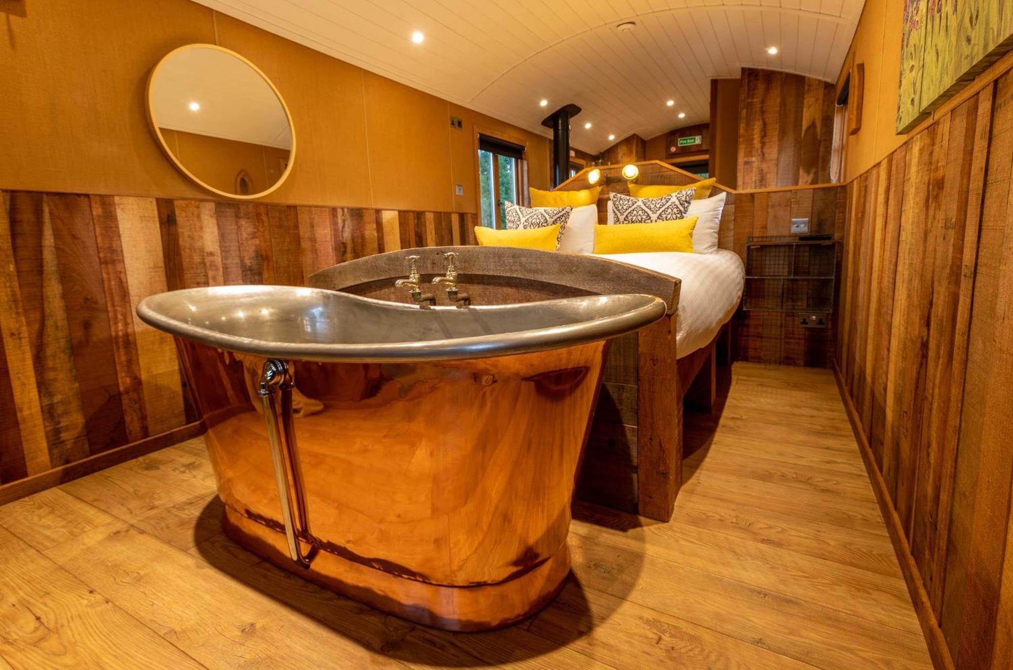 Apartmán Ashwood Shepherd Hut -Ockeridge Rural Retreats Worcester Exteriér fotografie